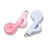 Opaque Resin Pendants RE-CBAEB26-01A-3
