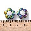 UV Plating Rainbow Iridescent Acrylic Beads OACR-H112-19B-3