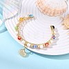 Brass Wire Wrapped Cuff Bangles BJEW-JB13955-1