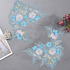 Polyester Embroidery Lace Sewing Ornaments DIY-WH2031-077A-02-7
