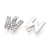 304 Stainless Steel and Rhinestone Pendants STAS-T071-11A-P-3