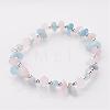 Gemstone Stretch Bracelets BJEW-JB02414-05-1