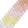 Electroplate Glass Beads Strands EGLA-D300-06-6mm-06-5