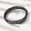 Non-magnetic Synthetic Hematite Stretch Bracelets for Men Women BJEW-G783-02-3