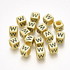 Acrylic Beads PB43C9308-G-W-1