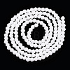 Opaque Solid Color Imitation Jade Glass Beads Strands EGLA-A039-P2mm-D15-2