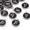 Platinum Plated Alloy Charms LS-ENAM-S118-02F-P-4