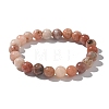 Natural Plum Blossom Jade Beads Stretch Bracelets X-BJEW-F380-01-B08-6