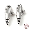 925 Thailand Sterling Silver Lobster Claw Clasps STER-D003-08P-3