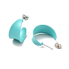 304 Stainless Steel Chunky Stud Earrings EJEW-P202-09P-04-2