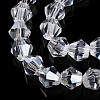 Transparent Electroplate Glass Beads Strands LS-EGLA-TACDZ0005-6mm-03B-2