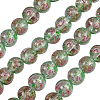 1 Strand Handmade Glod Sand Lampwork Beads Strands LAMP-PA0001-77B-8
