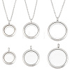 DIY Blank Floating Charm Necklace Making Kit DIY-DR0001-18-1