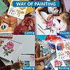 MAYJOYDIY US 1 Set PET Hollow Out Drawing Painting Stencils DIY-MA0005-33-6