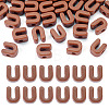 Opaque Acrylic European Beads OACR-TAC0019-006U-1
