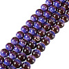 1 Strand Baking Paint Glass Beads Strands DGLA-TADJ0001-02A-2