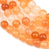 Natural Carnelian Beads Strands G-N0006-6mm-17-8