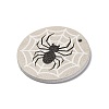 Single Face Printed Wood Pendants WOOD-B009-01K-2