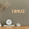 Laser Cut Unfinished Basswood Wall Decoration WOOD-WH0113-107-6