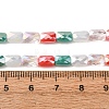 Electroplate Glass Beads Strands EGLA-D300-05-16-4
