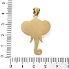 304 Stainless Steel Pendants X-STAS-M113-04G-3