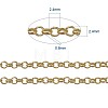 Brass Rolo Chains CHC-S008-002E-G-6