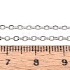 Tarnish Resistant 304 Stainless Steel Cable Chains CHS-R002-0.4mm-3