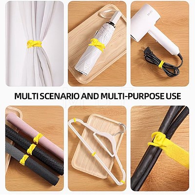 12Pcs Silicone Flexible Cord Organizer FIND-FS0005-33A-1