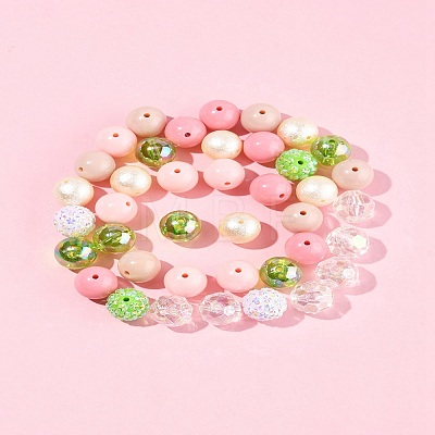 40Pcs 8 Styles Acrylic Beads OACR-FS0004-10-1