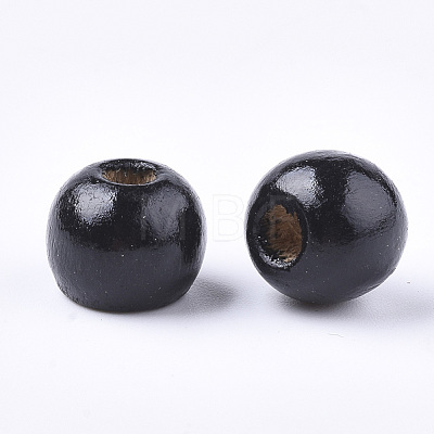 Dyed Natural Wood Beads WOOD-Q006-16mm-14-LF-1