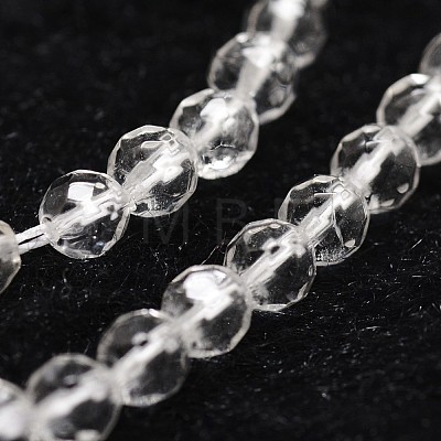 Natural Quartz Crystal Beads Strands X-G-D840-11-4mm-1