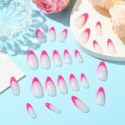 ABS Plastic Full Cover Press On False Nails DIY-CJC0006-12B-1