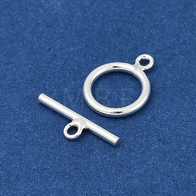 925 Sterling Silver Ring Toggle Clasps STER-A008-16-1