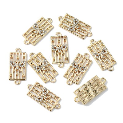Alloy Rhinestone Connector Charms X1-FIND-TAC0014-55-1