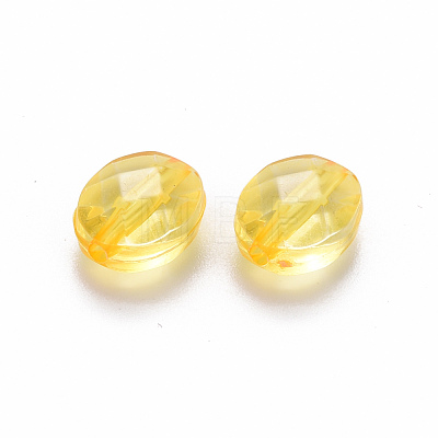 Transparent Acrylic Beads TACR-S154-18A-81-1