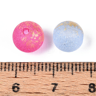 Baking Paint Glass Beads DGLA-N014-8mm-01-1