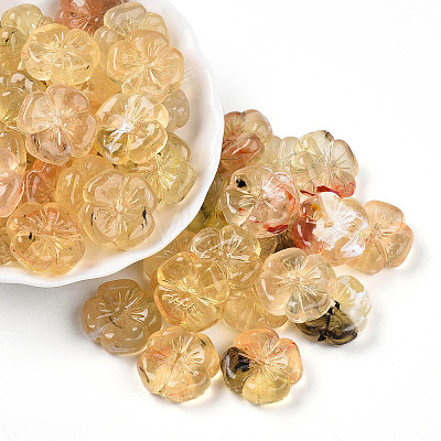 Transparent Acrylic Beads X1-TACR-T028-40F-1