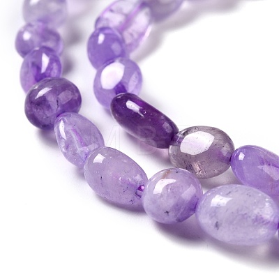 Natural Amethyst Beads Strands G-G018-50-1