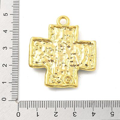 Brass Enamel Pendants KK-L228-39B-G-1