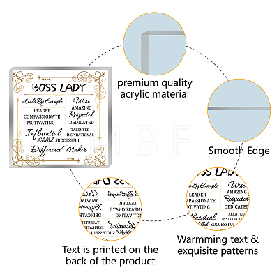 1Pc Acrylic Display Bases for Crystal AJEW-CN0001-36C-1