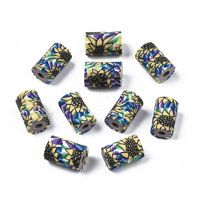 Handmade Polymer Clay Beads CLAY-N008-046-09-1