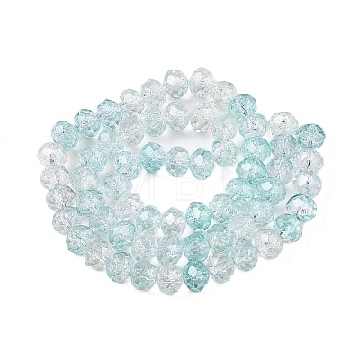 Transparent Glass Beads Strands GLAA-T023-8mm-A01-1