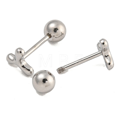 304 Stainless Steel Cartilage Earrings EJEW-B066-01A-P-1