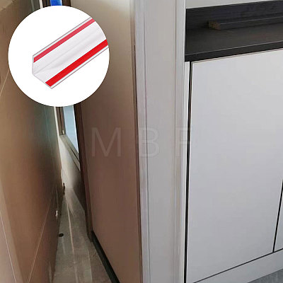 Self-Adhesive PVC Corner Protector Strips DIY-WH0899-990-1