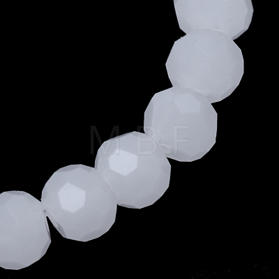 Imitation Jade Glass Bead Strands GLAA-R166-8mm-03A-1