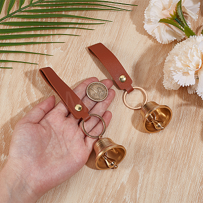 2Pcs PU Leather Pendant Decorations HJEW-ME00132-1