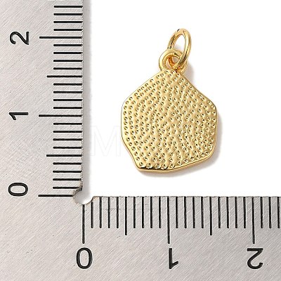 Brass Enamel Pendants KK-U027-21G-02-1