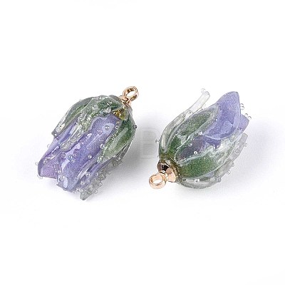 Transparent Acrylic Pendants SACR-T017-53A-1