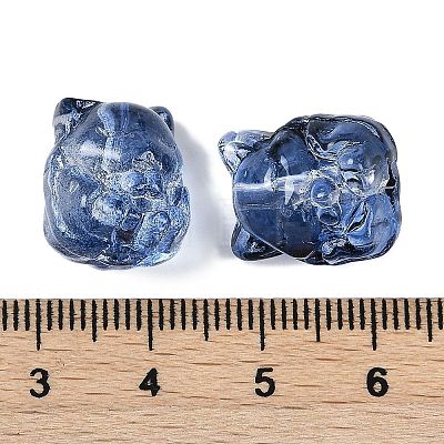 Transparent Spray Paint Glass Beads X1-GLAA-H035-01J-1