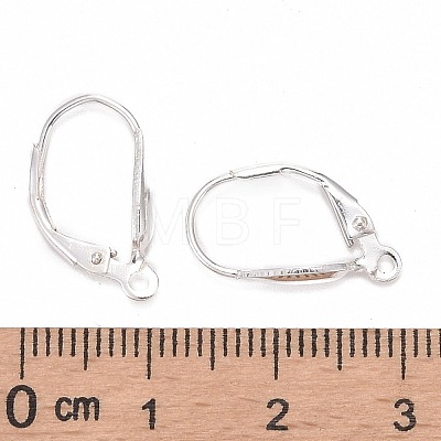 925 Sterling Silver Leverback Hoop Earrings Findings STER-A002-236-1